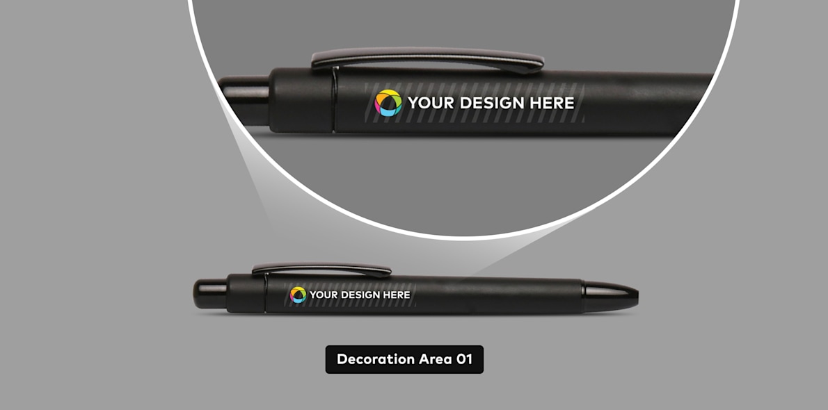 Japan Full Black Ballpoint Pens VistaPrint